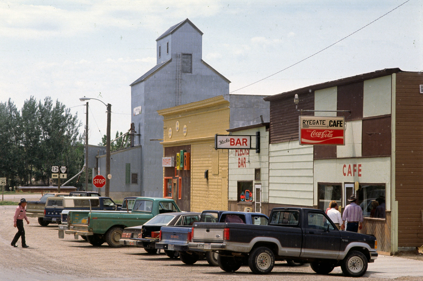 Ryegate Bar and Fleck's Bar, Ryegate, 1993